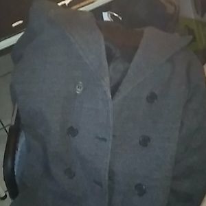 Hurley gray pea coat